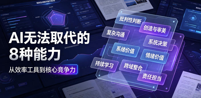 付费文章：AI无法取代的8种能力-创薯资源