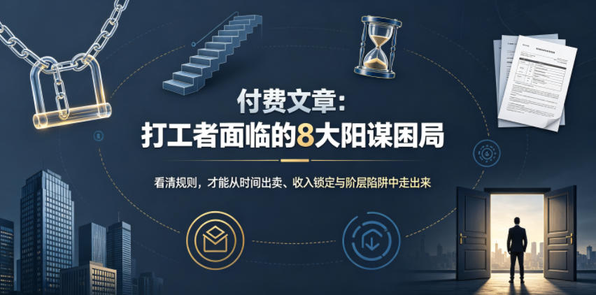 付费文章：打工者面临的8大阳谋困局-创薯资源