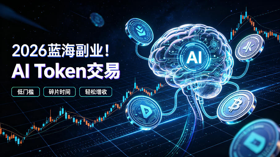 2026全新风口副业｜AI智能Token交易，空闲时间轻松 賺 收益，无需全天盯盘【揭秘】-创薯资源