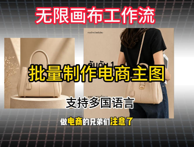 批量复刻电商爆款主图工作流搭建教学，批量下载，支持多国语言，不管是国内电商还是跨境店群都能用-创薯资源