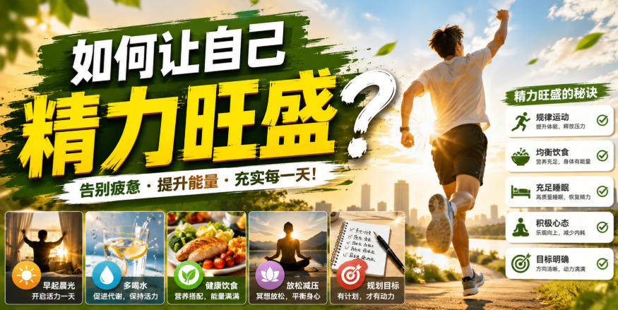 付费文章：如何让自己精力旺盛？-创薯资源