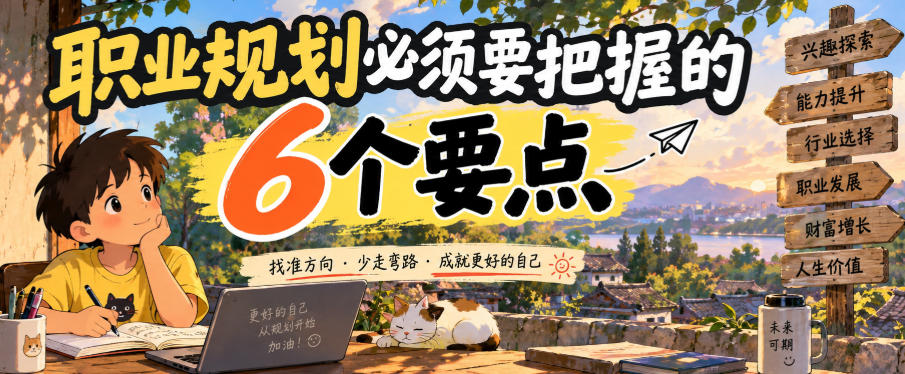付费文章：职业规划必须要把握的6个要点-创薯资源