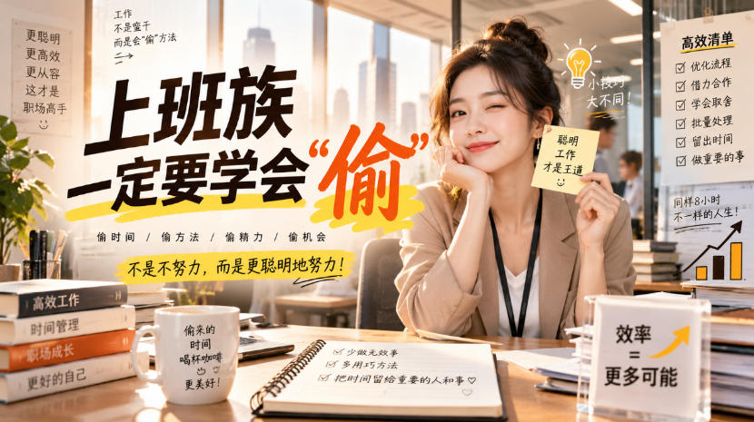 某社群精选付费文：上班族一定要学会“偷“-创薯资源