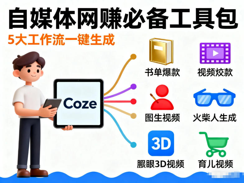 Coze工作流合集，内容一共100份左右，内容丰富，可以提供工作效率-创薯资源