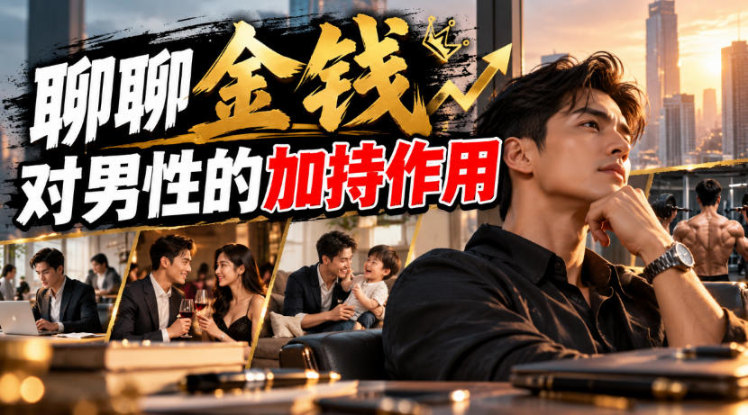 某公众号付费文章：聊聊金钱对男性的加持作用-创薯资源