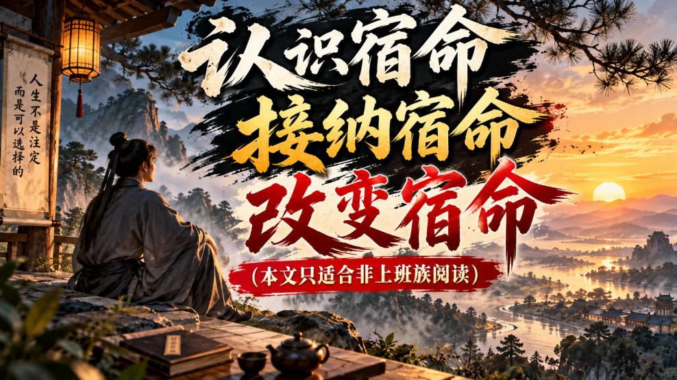 某公众号付费文章：认识宿命，接纳宿命，改变宿命(本文只适合非上班族阅读)-创薯资源