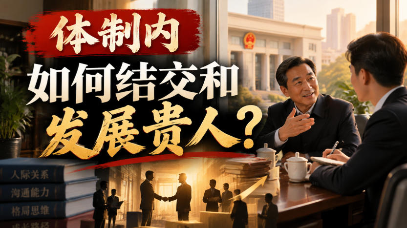 某公众号付费文章：体制内，如何结交和发展贵人?-创薯资源