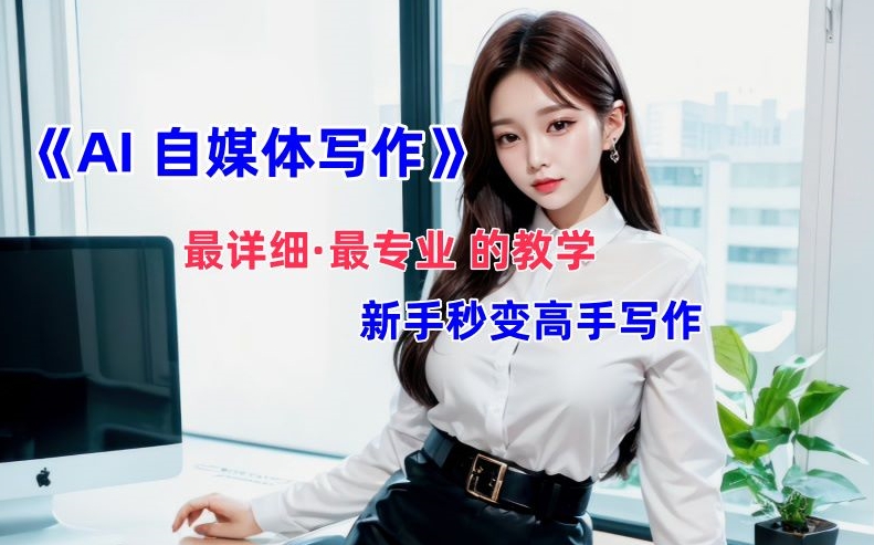 AI自媒体文章创作全网最详细教程，新手秒变写作高手，多方位发展-创薯资源