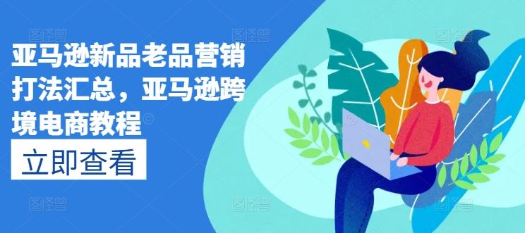 亚马逊新品老品营销打法汇总，亚马逊跨境电商教程-创薯资源