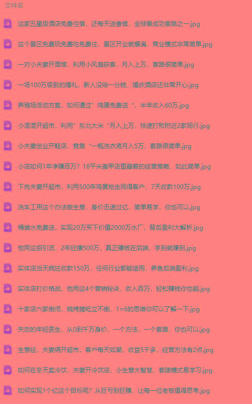 图片[2]-(9607期)真实有效391套商业模式，年入几十到几百万案例解析(电子书+视频+图文)-创薯资源