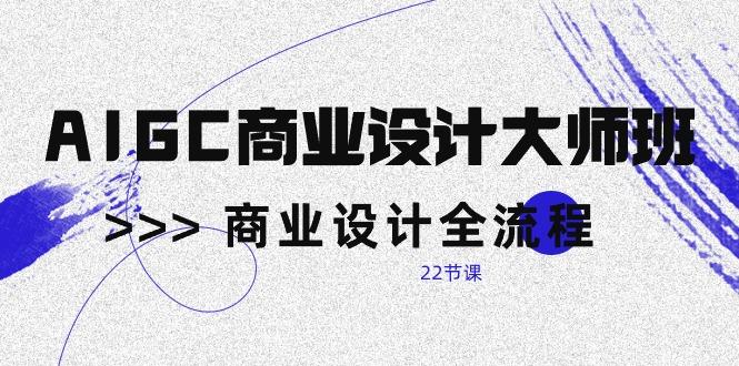 AIGC-商业设计大师班，商业设计全流程(22节课-创薯资源