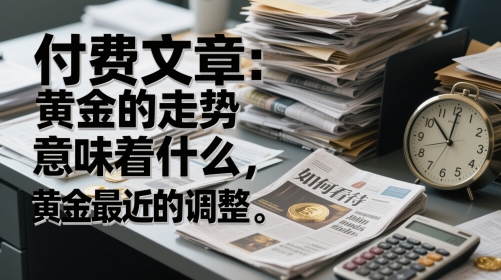 付费文章：黄金的走势意味着什么，如何看待黄金最近的调整-创薯资源