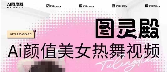 全网首发，原价988图灵殿AI颜值美女热舞视频，云端生图，轻松过原创-创薯资源