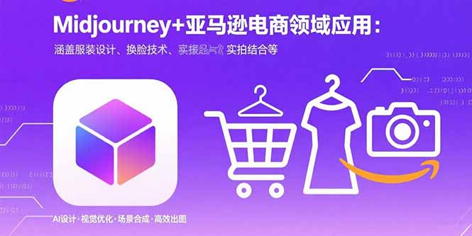 Midjourney+电商领域商业应用：涵盖服装设计、换脸技术、实拍结合等-创薯资源
