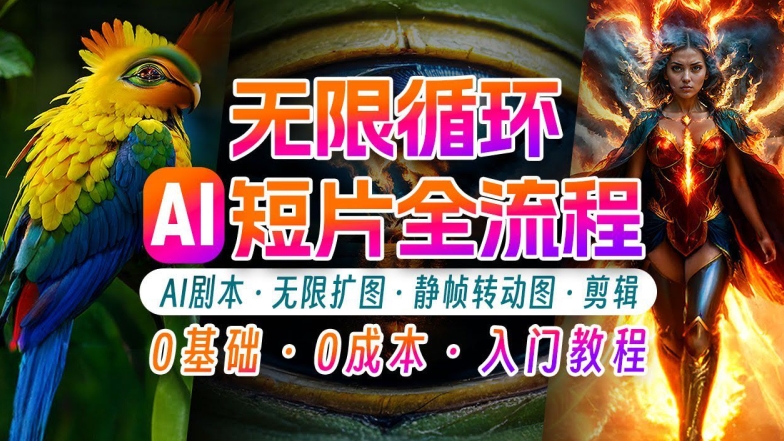 AI剪辑无限循环画面：新手轻松月入上万的秘技【揭秘】-创薯资源