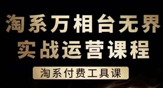 淘系万相台无界实战运营课，淘系付费工具课-创薯资源