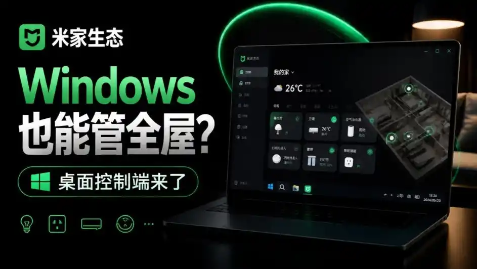 Windows电脑也能管全屋？这下真省心，米家生态桌面控制端来了，Github最新开源，MiHome-Windows-创薯资源