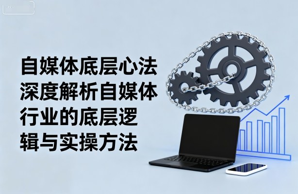 自媒体底层心法，深度解析自媒体行业的底层逻辑与实操方法-创薯资源