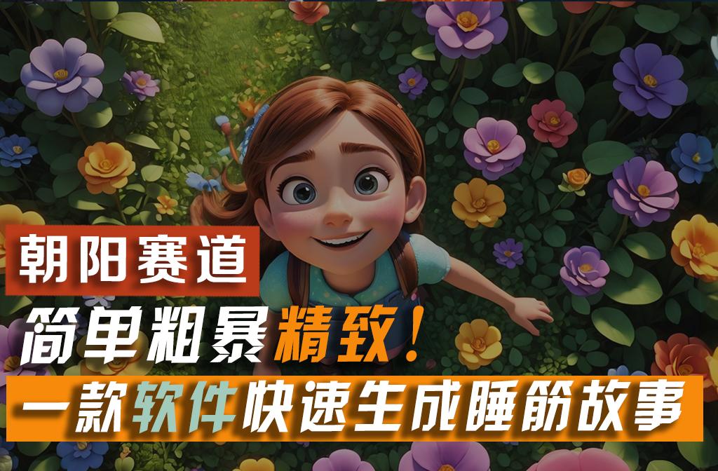利用一款软件5分钟一条爆款睡筋故事，简单粗暴精致！小白月入2w+-创薯资源
