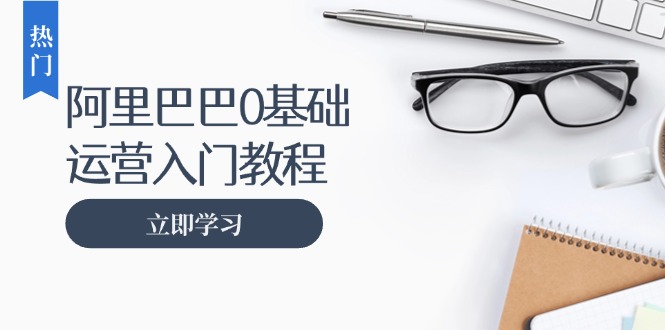 阿里巴巴运营零基础入门教程：涵盖开店、运营、推广，快速成为电商高手-创薯资源