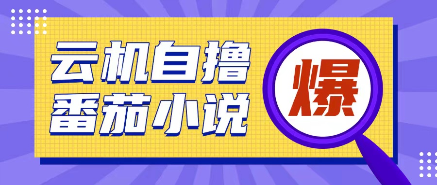首发云手机自撸小说玩法，10块钱成本可撸200+收益操作简单【揭秘】-创薯资源