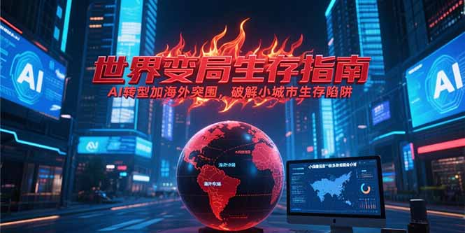 付费文章《世界变局生存指南，AI转型加海外突围，破解小城市生存陷阱》-创薯资源