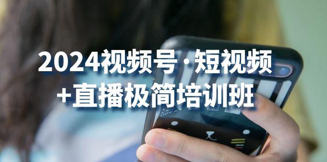 2024视频号·短视频+直播极简培训班：抓住视频号风口，流量红利-创薯资源