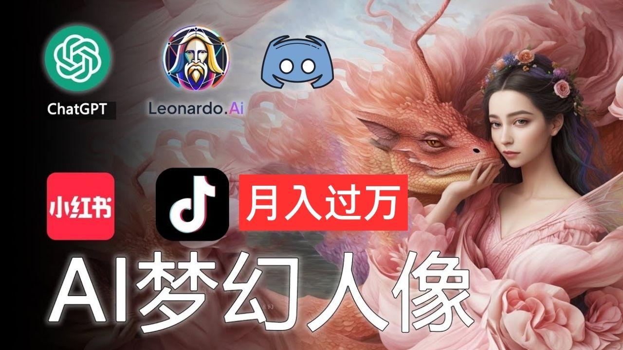AI摄影梦幻人像：零基础也能月入过万的秘密-创薯资源