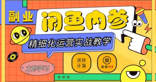 闲鱼精细化运营入门+高阶实战教学，从底层逻辑到轻松变现，多维度玩转闲鱼副业-创薯资源