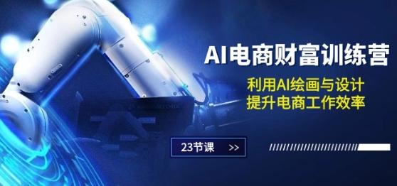 AI电商-财富训练营：利用AI绘画与设计，提升电商工作效率(23节课)-创薯资源