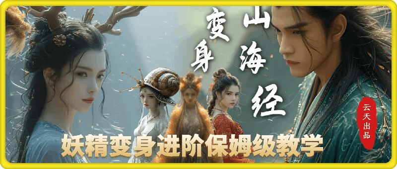 云天AI山海经变身视频教程，妖精变身进阶保姆级教学-创薯资源