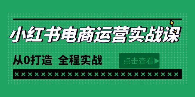 (9946期)最新小红书·电商运营实战课，从0打造  全程实战(65节视频课)-创薯资源