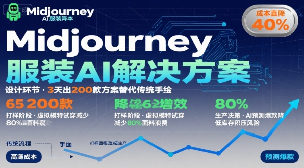 AI在服装领域的运用，使用midjourney做服装辅助企业降低成本-创薯资源