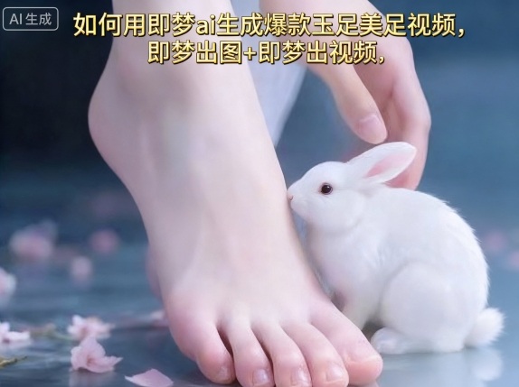 如何用即梦ai生成爆款玉足美足视频，即梦出图+即梦出视频，快速涨粉-创薯资源