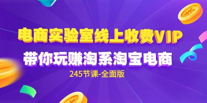(9859期)电商-实验室 线上收费VIP，带你玩赚淘系淘宝电商(245节课-全面版)-创薯资源