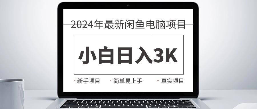 2024最新闲鱼卖电脑项目，新手小白日入3K+，最真实的项目教学-创薯资源