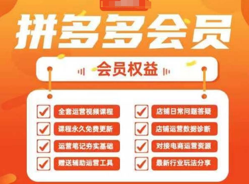 2025拼多多运营实战课，40节全流程教学，覆盖拼多多运营全链路-创薯资源