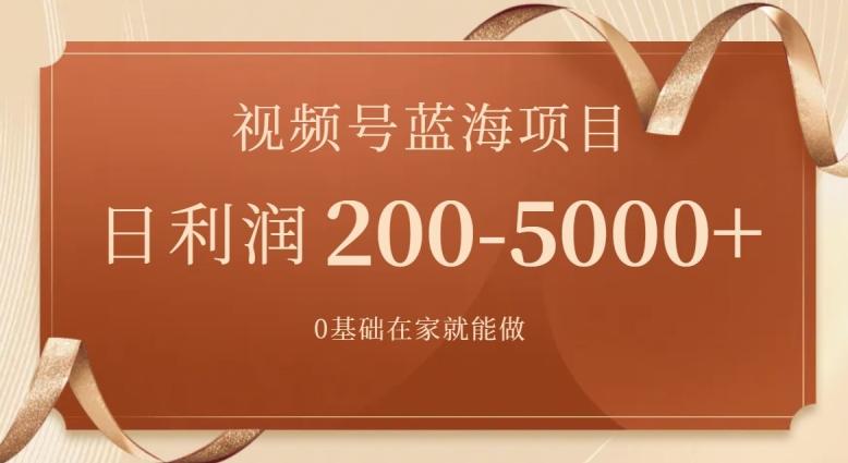 外边收费699视频号项目，最新玩法，简单好操作，一人可做，日四位数-创薯资源