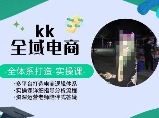 KK全域电商，全体系打造实操课，多平台打造电商逻辑体系-创薯资源