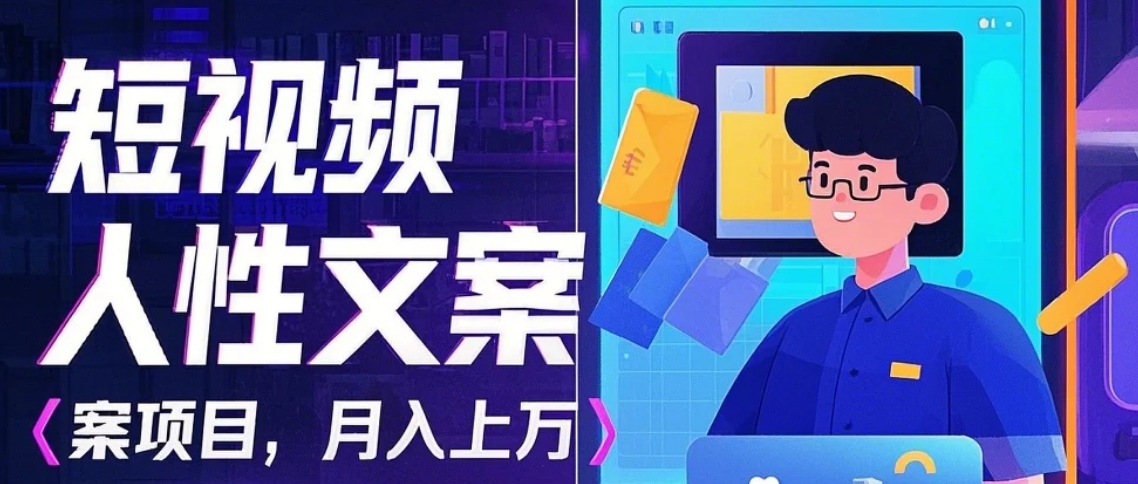 利用AI自动制作短视频人性文案项目：揭秘月入上万的精准流量变现秘籍-创薯资源