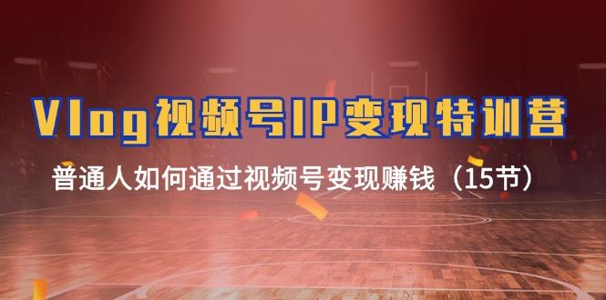 Vlog 视频号IP变现特训营，普通人如何通过视频号变现赚钱(15节-创薯资源