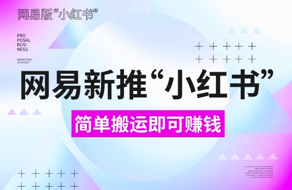 网易官方新推“小红书”，搬运即有收益，新手小白千万别错过(附详细教程)【揭秘】-创薯资源