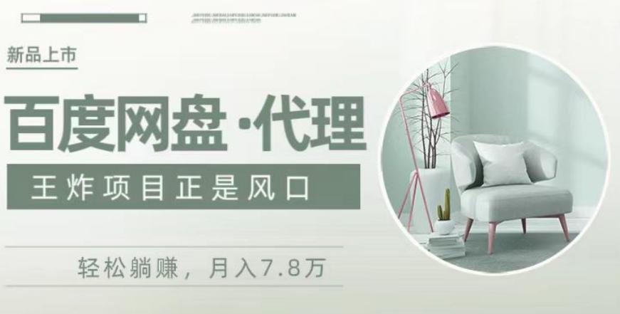 度盘代理，月入7w保姆级全方位教程-创薯资源