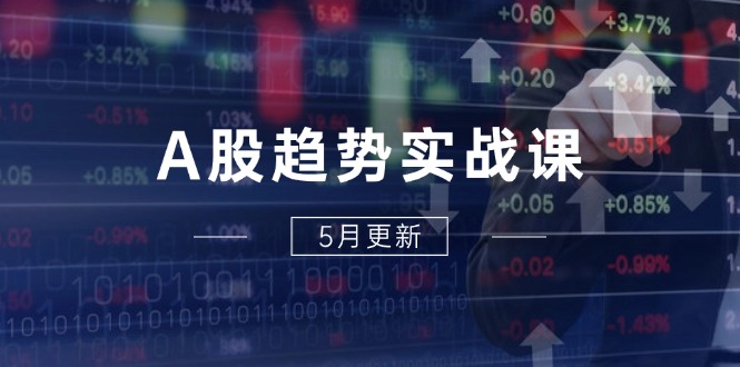 A股趋势实战课：主力动向+政策红利，2025全年策略5月更新-创薯资源