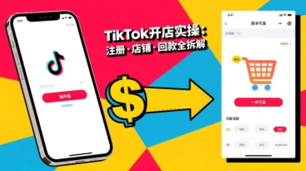 TikTok从开店到投流的进阶课，从基础实操到高阶技巧一网打尽-创薯资源