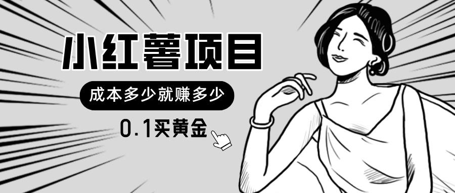 小红薯暴力项目，0.1买黄金。操作简单，日入无上限，可无限扩大。-创薯资源