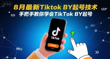 8月最新Tiktok搬运起号技术，手把手教你学会TikTok搬运起号-创薯资源