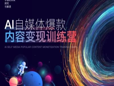 AI自媒体爆款内容变现训练营，20%底层逻辑，60%实操方法，20%案例拆解(即学即用)-创薯资源