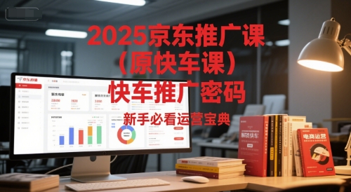2025京东推广课(原快车课)解锁京东快车推广密码，新手必看运营宝典-创薯资源