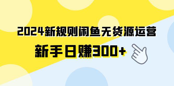 (9522期)2024新规则闲鱼无货源运营新手日赚300+-创薯资源